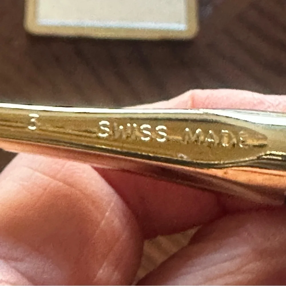 Vintage 1970s Royce Leather Men’s Grooming Kit - Made in Austria Gold Tone Tools - Picture 8 of 17